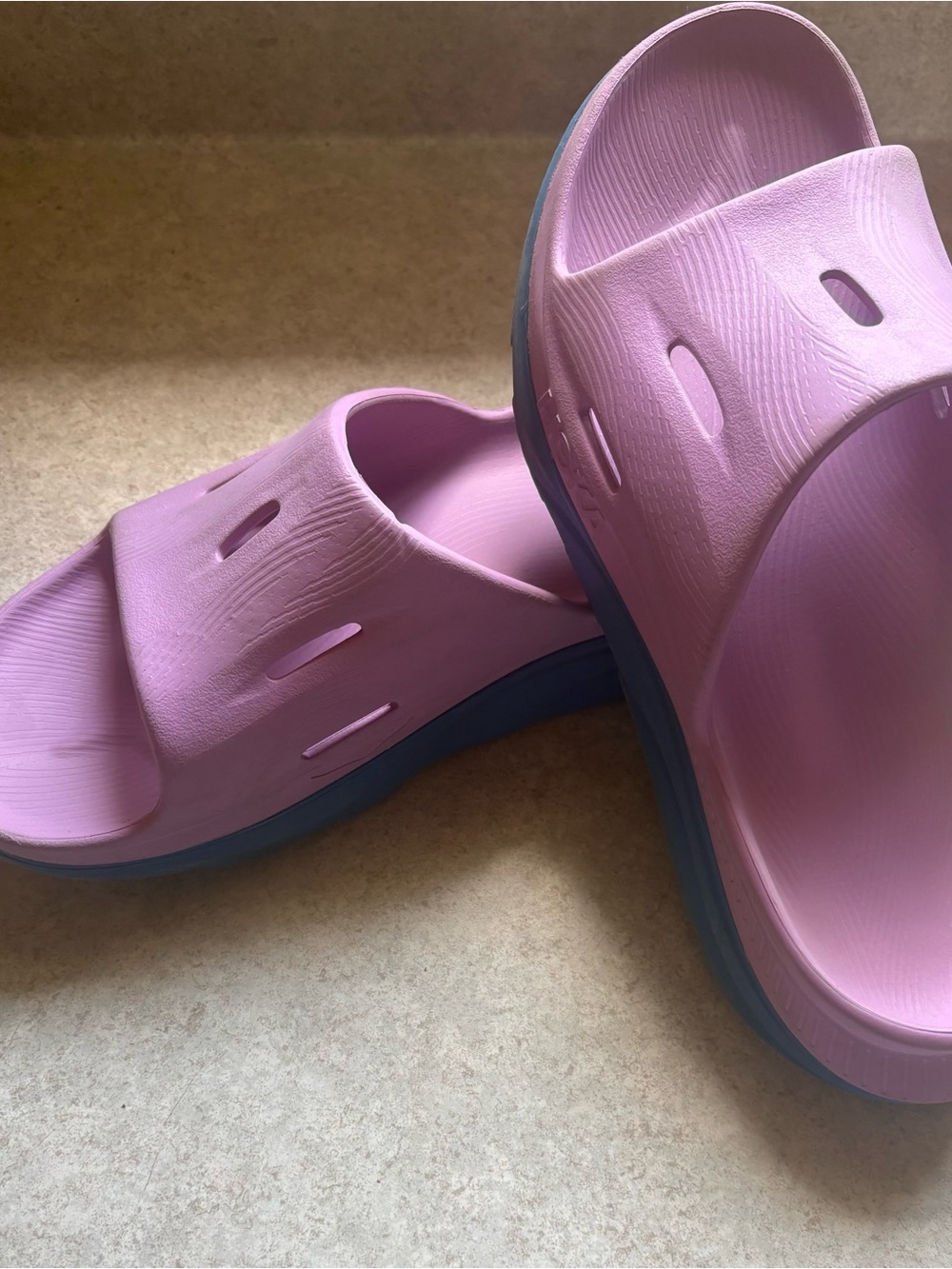 Purple and Blue Hoka Sandals Women’s Size 11 / Men’s Size 9